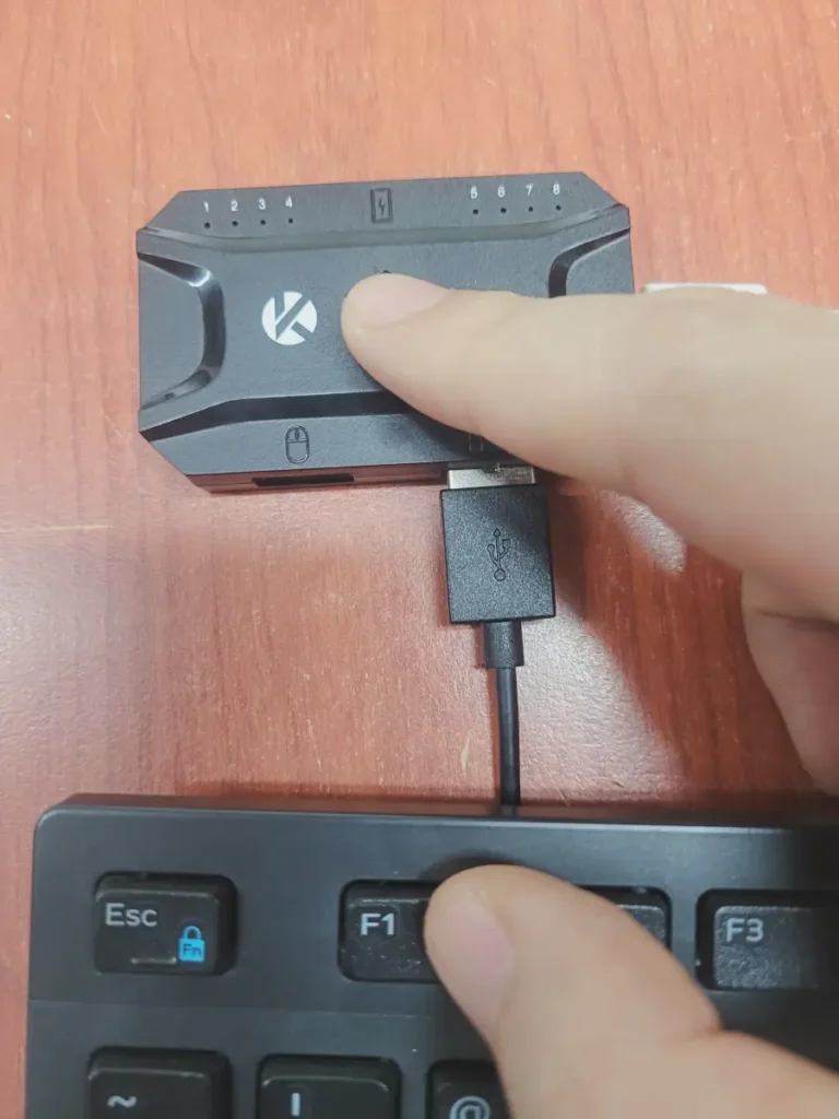 usb 키보드 마우스 블루투스 변환기 초기화방법
